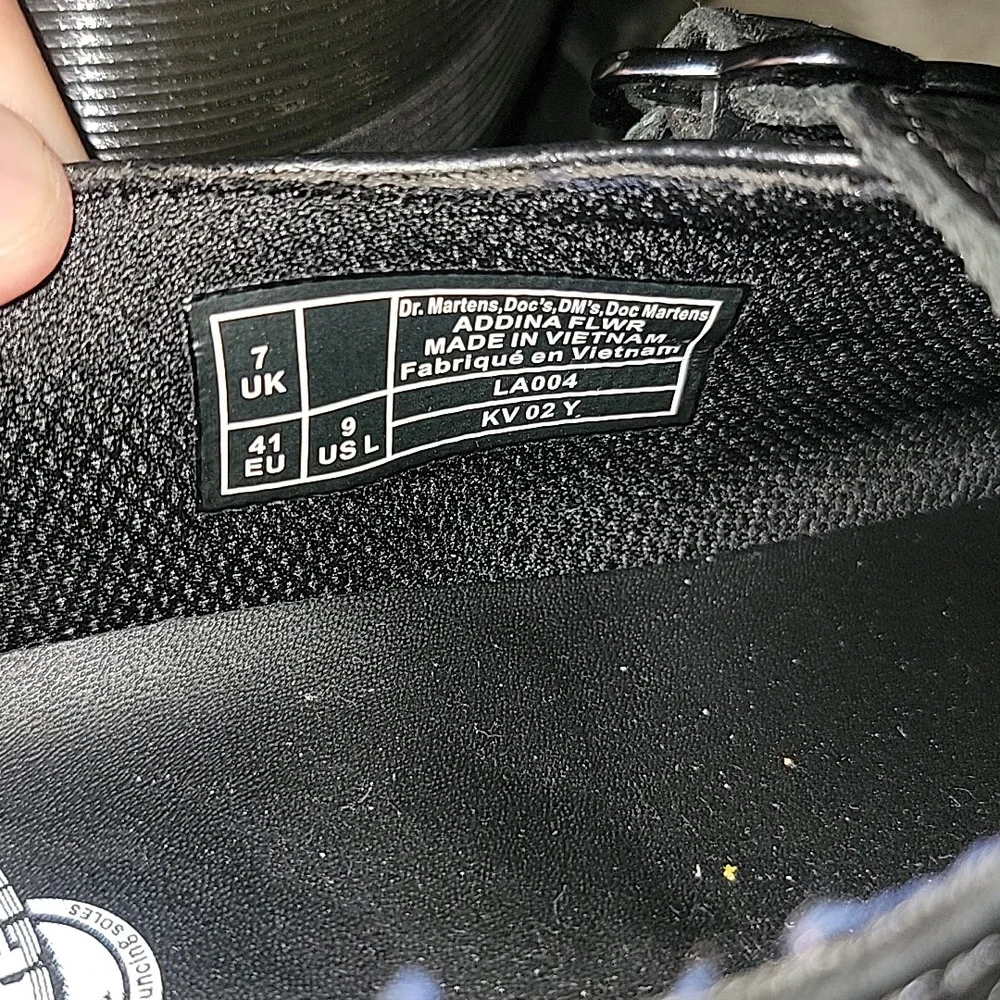 DR. Martens Addina Flower Buckle Maryjane Platforms - Picture 12 of 12